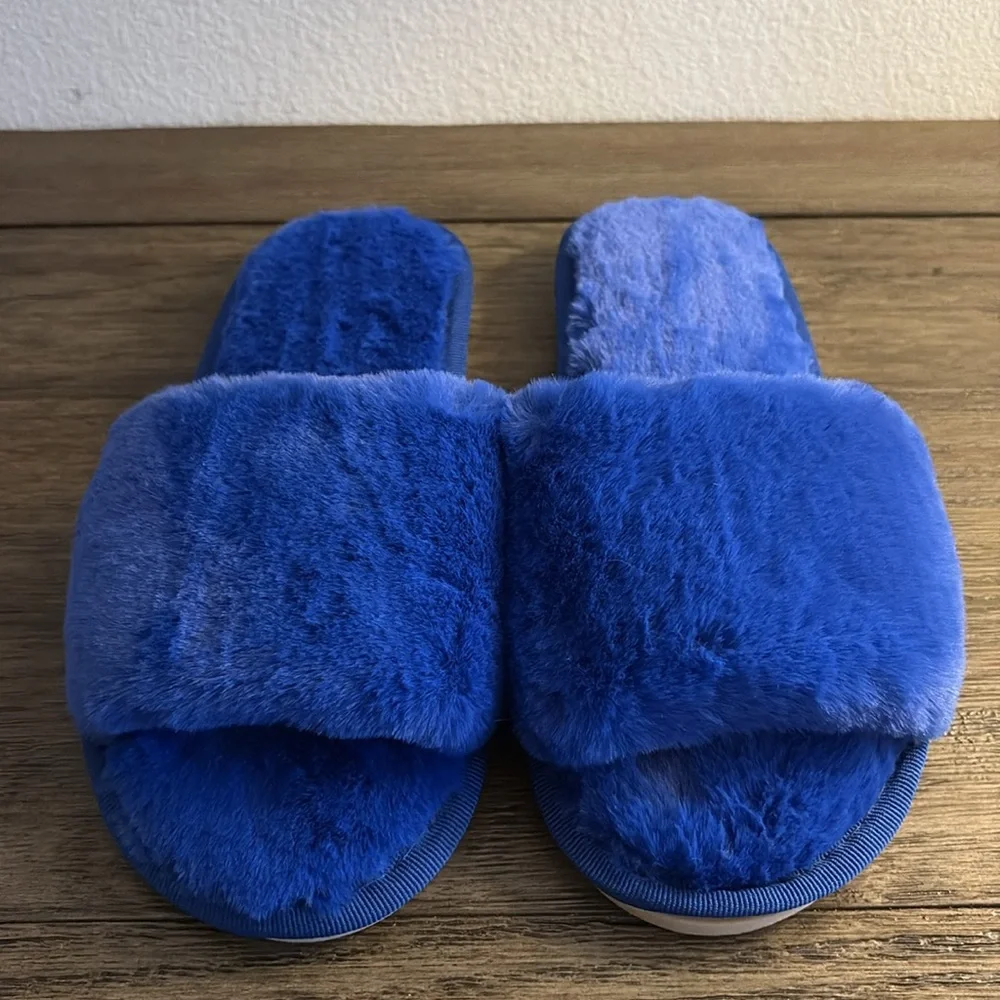 NEW Lot of 2x [SHEIN] Plush Slip-On Slippers & Gladiator Sandals Womens Sz 8/9 - Picture 6 of 14